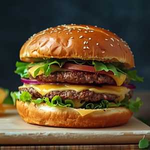 Vegan Double Cheeseburger