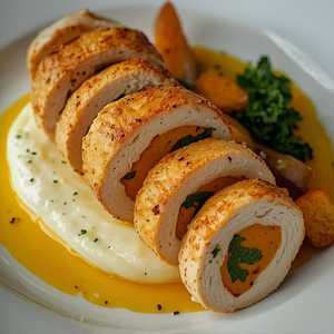 JIDORI CHICKEN ROULADE*