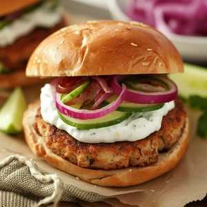 "Greek" Turkey Burger