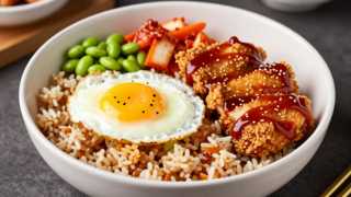 Korean Crispy Chicken Bowl