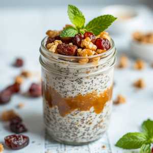 Overnight Oats & Chia Pudding**