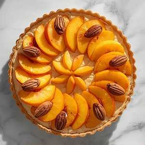 Peach Frangipane Tart