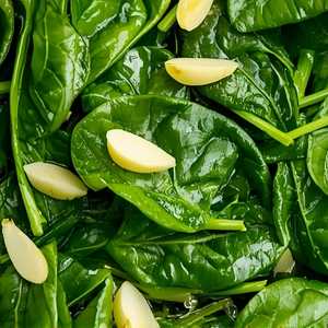 Sautéed Arrowhead Spinach