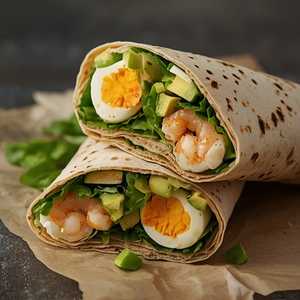 Shrimp Louie Wrap
