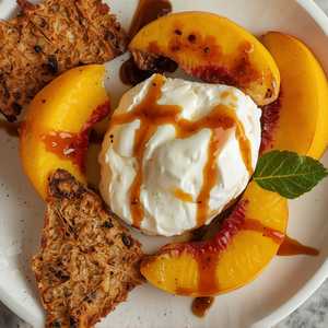 Burrata & Peaches