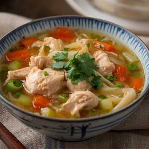 Sopa de Pollo y Fideo