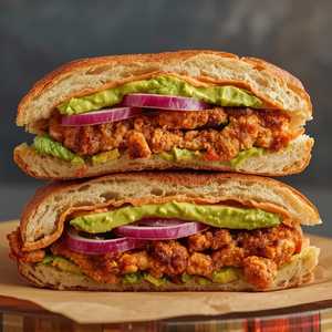 Chicken Milanesa Torta