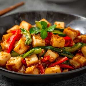 Tofu and Vegetable Ginger Stir Fry