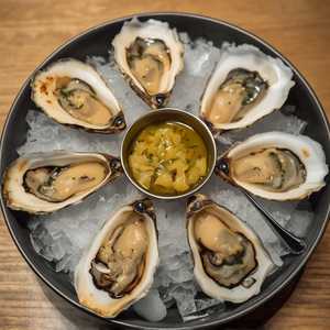Half Dozen Shigoku Oysters on the Half Shell