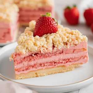Strawberry Crumble Cake
