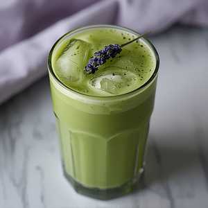 Iced Lavender Matcha