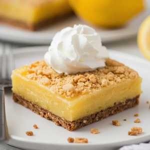 LEMON CRUMBLE BAR GF, VEG