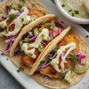 Taco De Pescado Estilo Baja