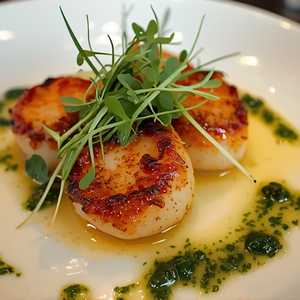 Charred Scallops
