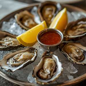 East Coast Oysters on Half Shell