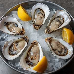 HALF DOZEN RAW OYSTERS