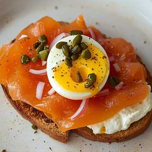 Smoked Salmon Tartine