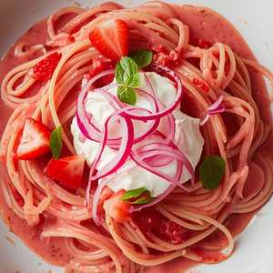 strawberry pasta