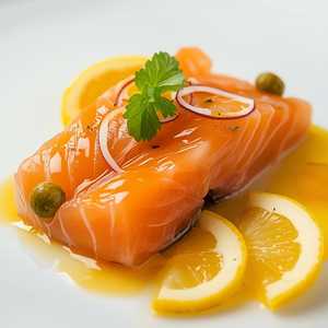 Passion Fruit Salmon Tiradito