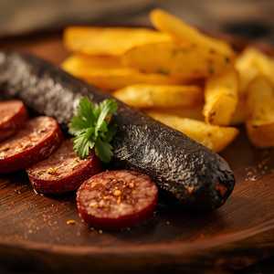 Chorizo o Morcilla con Criollas