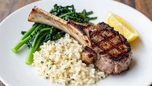 Simply Grilled Veal Chop