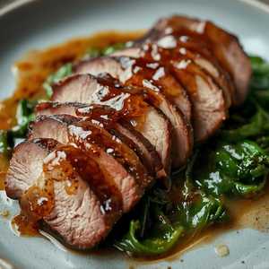 Braised Pork Belly with Preserved Mustard Greens