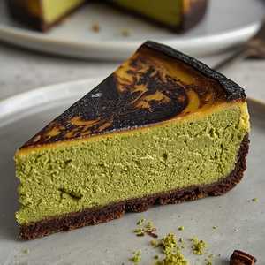 Uji Matcha Basque Burnt Cheesecake