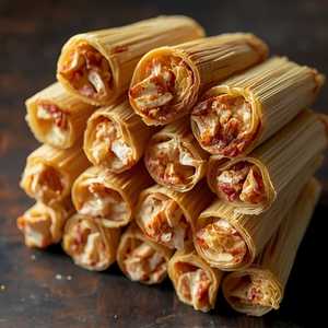 1/2 Dozen Chicken In Green Salsa Tamales