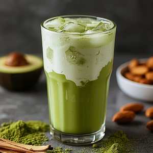 Iced Matcha Horchata