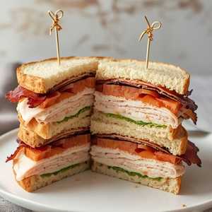 Club Pita with Bacon & Turkey
