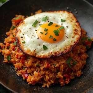 Spicy Basil Fried Rice With Pork