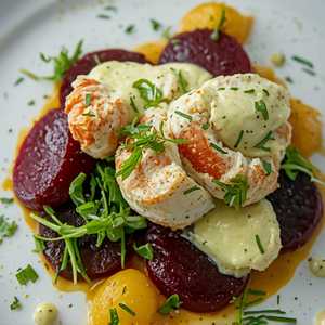 Beet & Dungeness Crab Salad