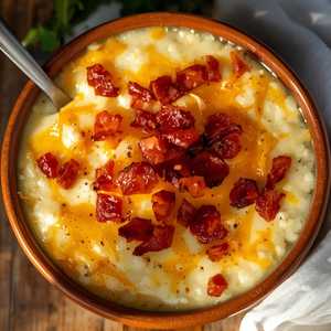 Bacon-Cheddar Grits