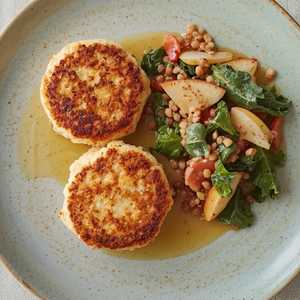 Dungeness Crab Cakes with Tomato Butter