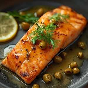 Salmon Piccata