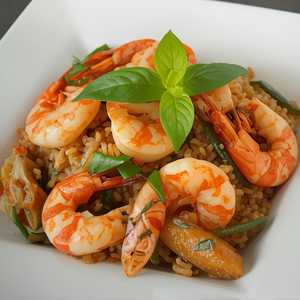 Basil Seafood Fried Rice