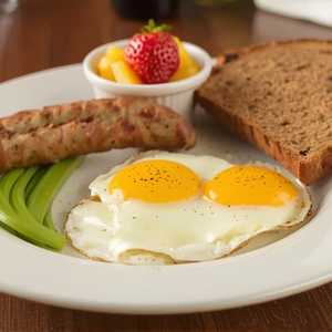 Two Eggs W/ Chicken Sausage