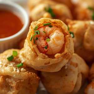 Shrimp & Chivè Wontons