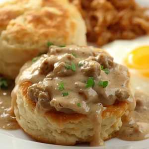 Nana's Biscuits & Sausage Gravy