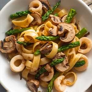 Squid "Pasta" Light Garlic Sauce