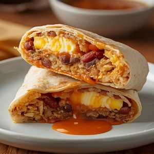 Huevos Ranchero Burrito