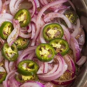 Onion jalapeno Salad