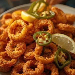Crispy Calamari & Peppers