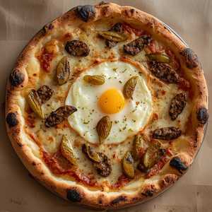 Grass-Fed Bison Sausage Pizza