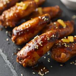 Oven Roasted Teriyaki Chicken Wings