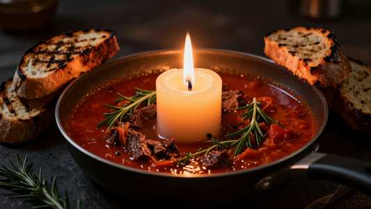 Beef Fat Candle