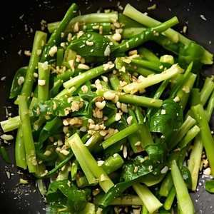 Sautéed Garlic w/ Seasonal Greens