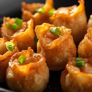 Panfried Shrimp Wontons