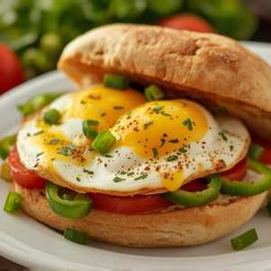 Pepper & Egg Sandwich