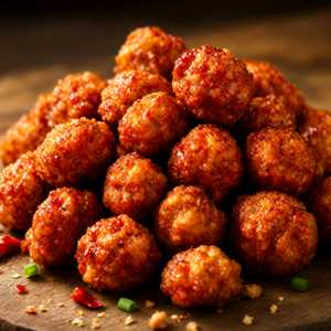 76 Spicy Popcorn Chicken 매운 팝콘치킨